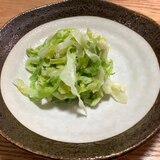 レンジでチンして混ぜるだけ！　コールスローサラダ